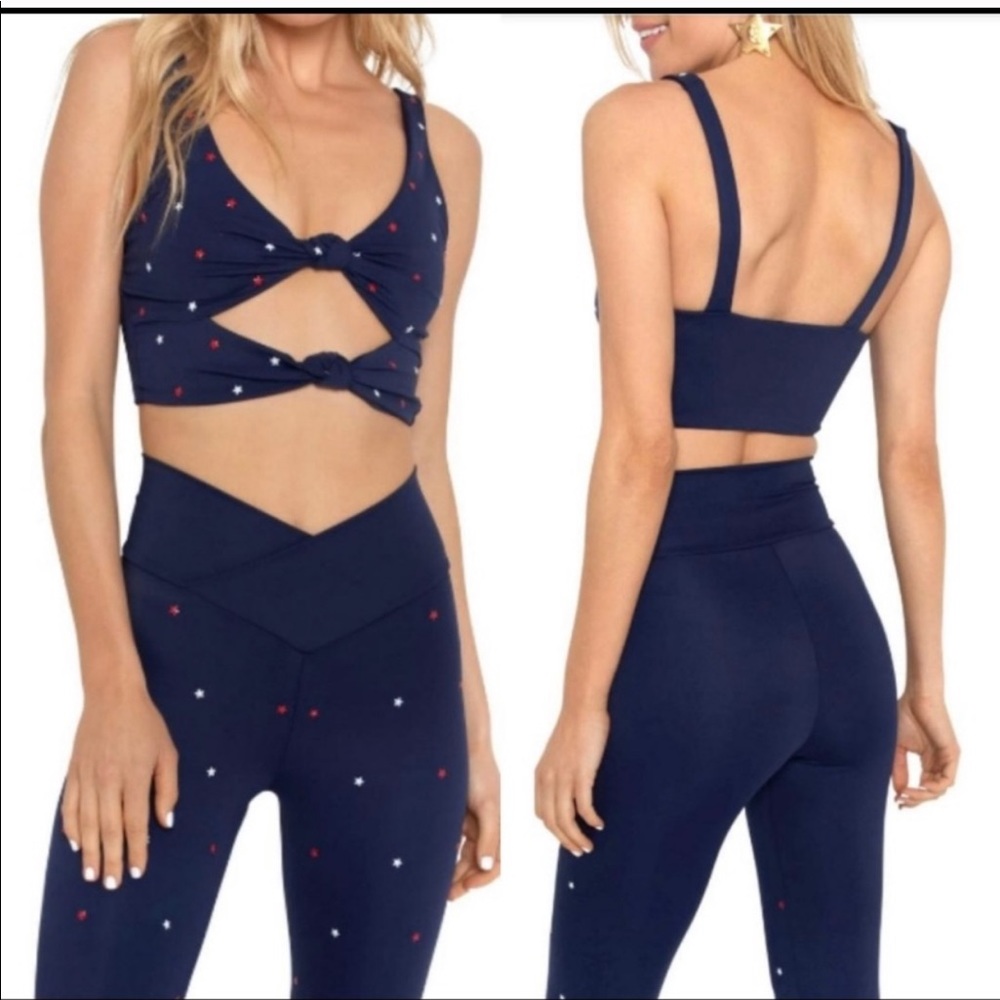 NWT Beach Riot Star Workout Set